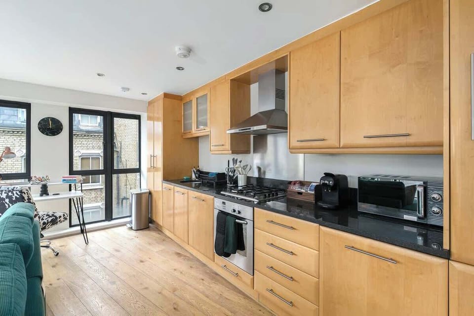 Fully equipped kitchen with everything you need for cooking together