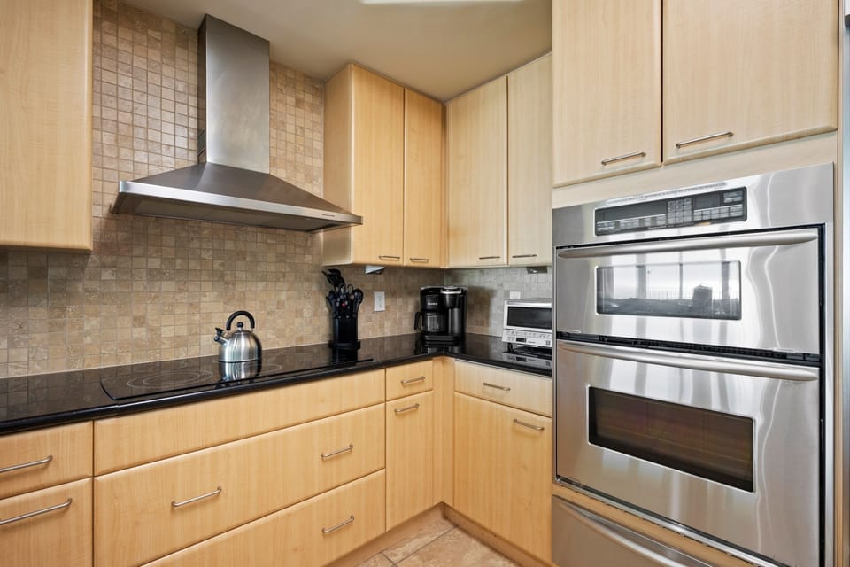Fully stocked kitchen
