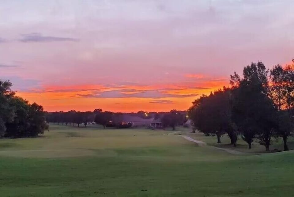 Amazing sunsets over the golf course!