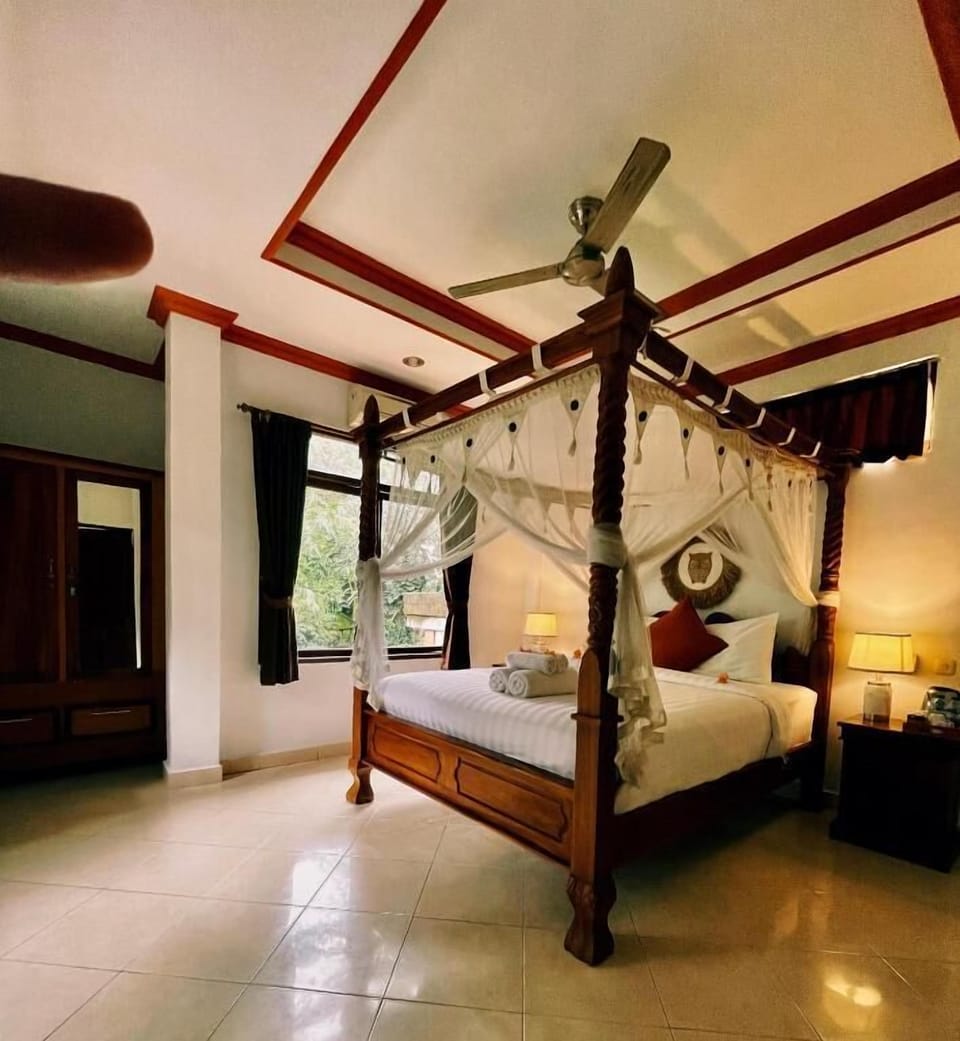 Deluxe Double Room, Balcony, Pool View | Blackout drapes, free WiFi