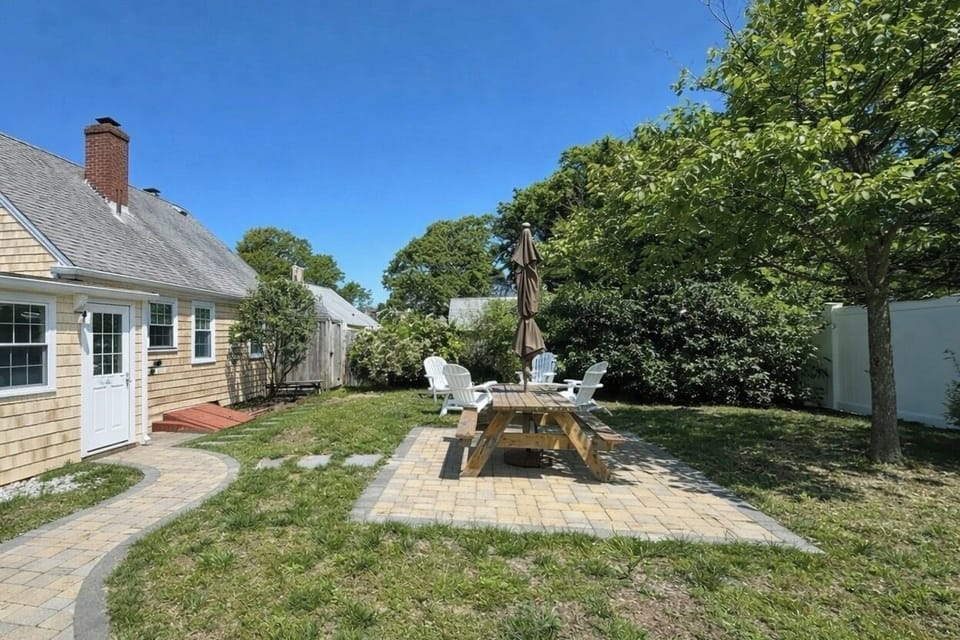 Back patio & fire pit
