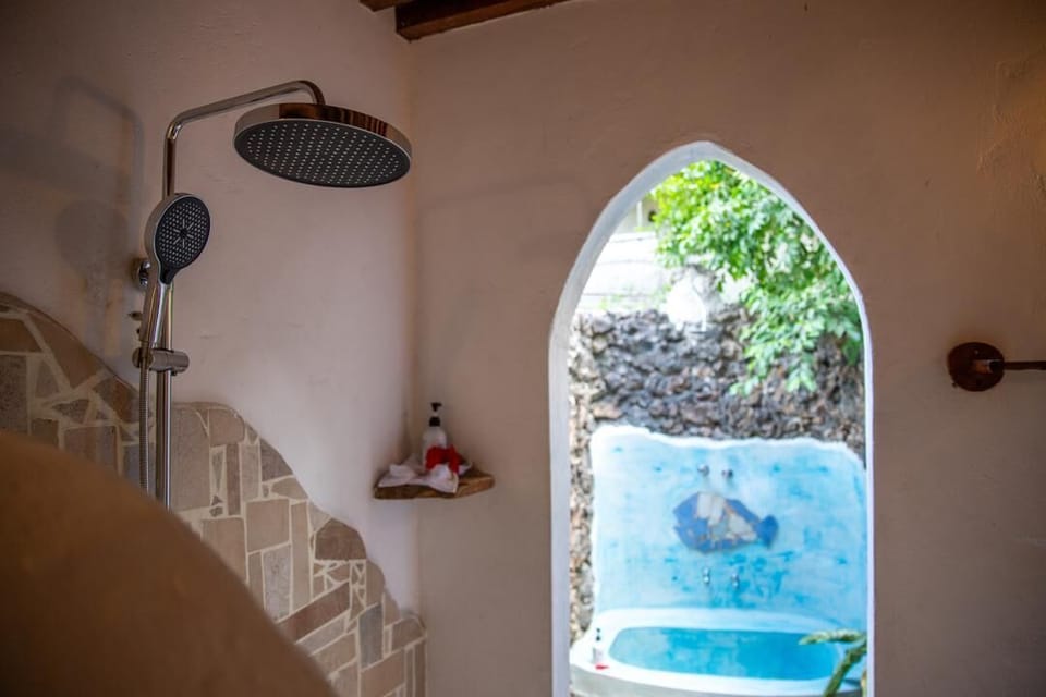 Duplex, Ocean View | Bathroom | Rainfall showerhead, designer toiletries, hair dryer (on request)