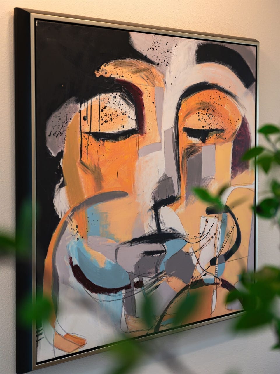 Designer art pieces throughout the house