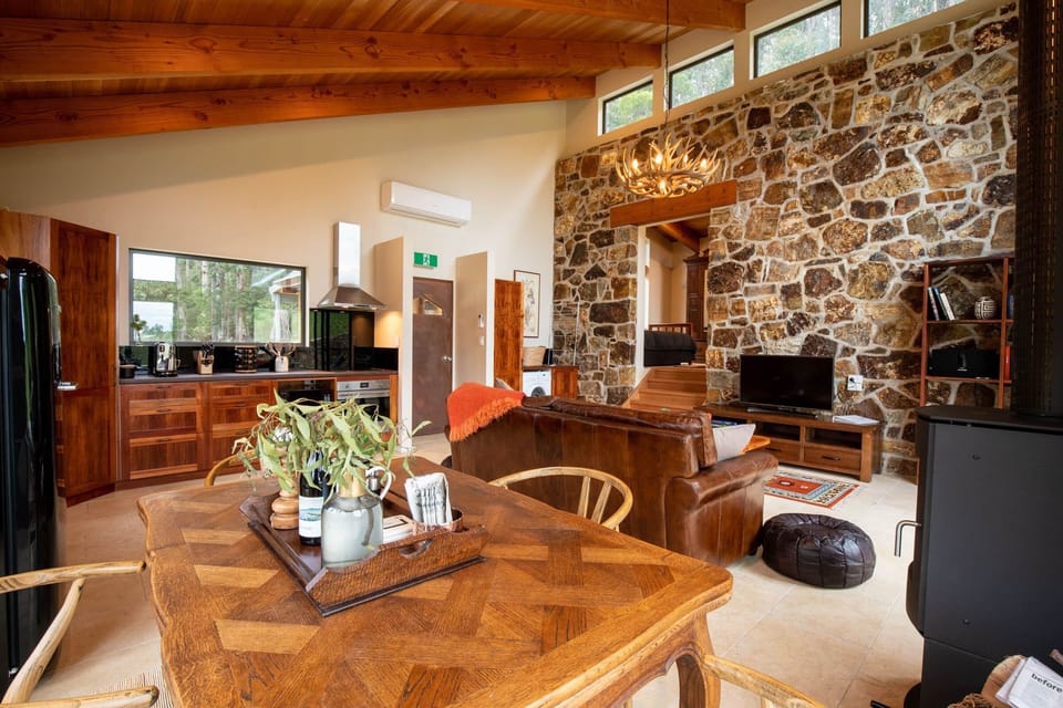 romantic bedroom retreat Bruny Island accommodation