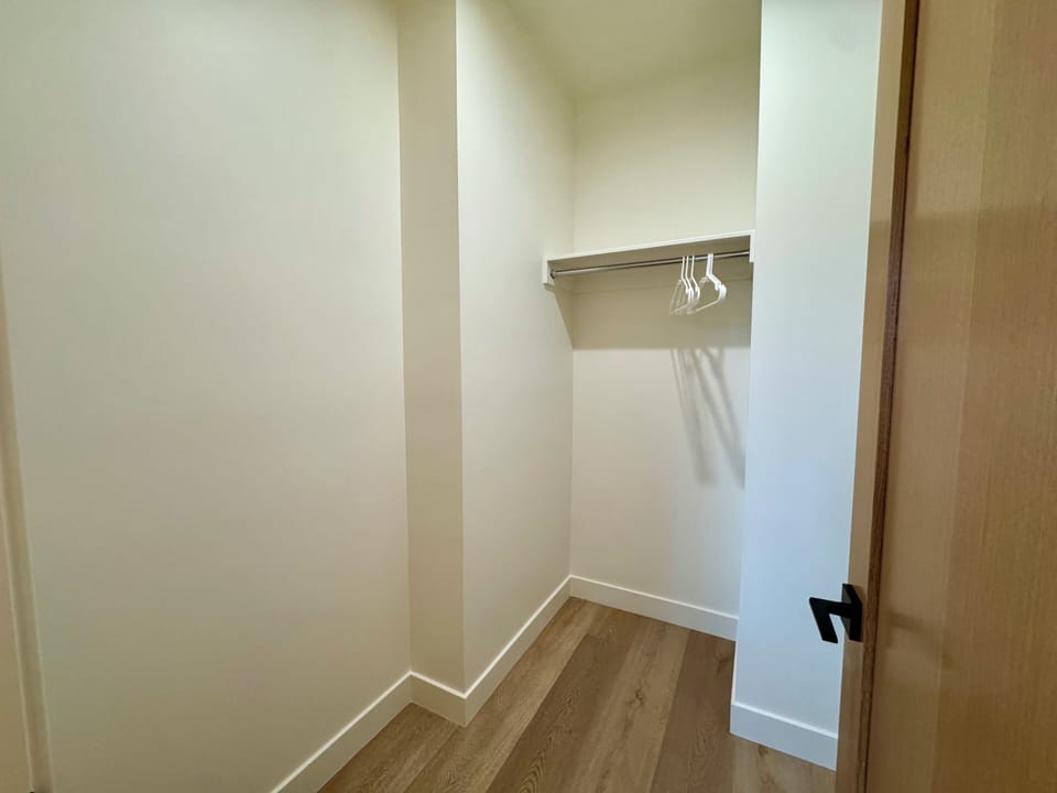 Walk-in closet for bedroom 3.