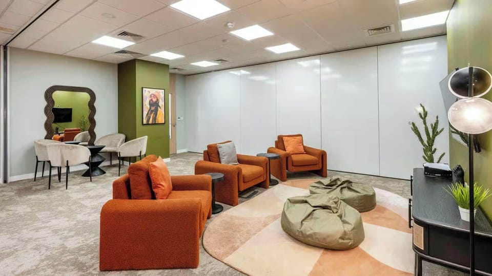 Lobby sitting area