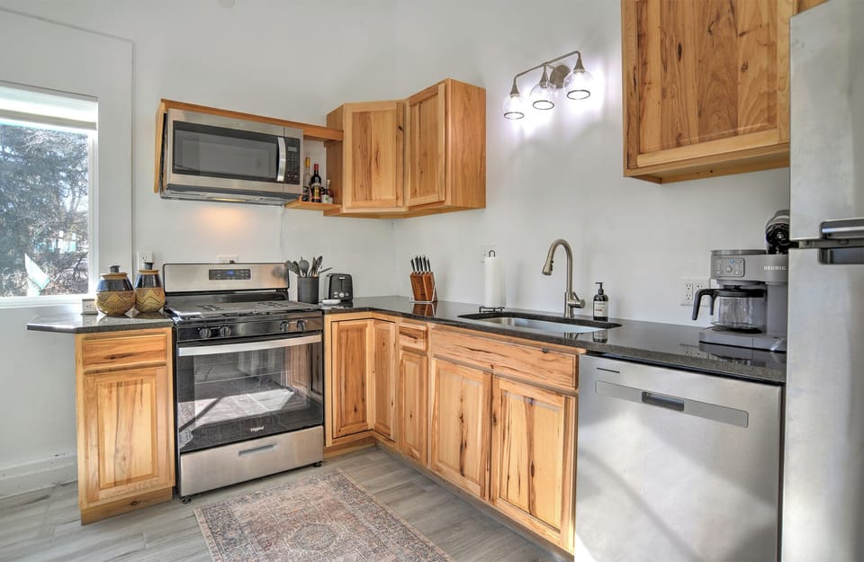 Fully stocked kitchen