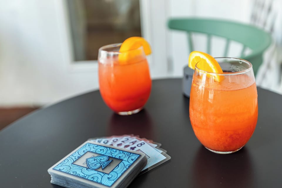 Enjoy your afternoon cocktails