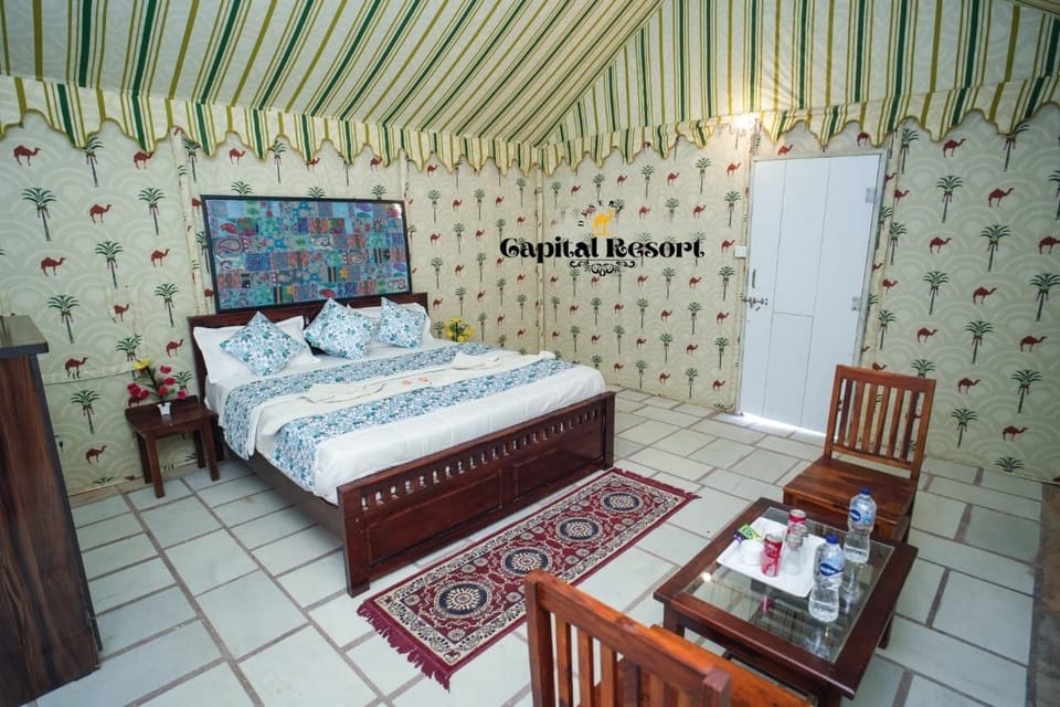 Luxury Suite, Balcony, Desert View | In-room safe, desk