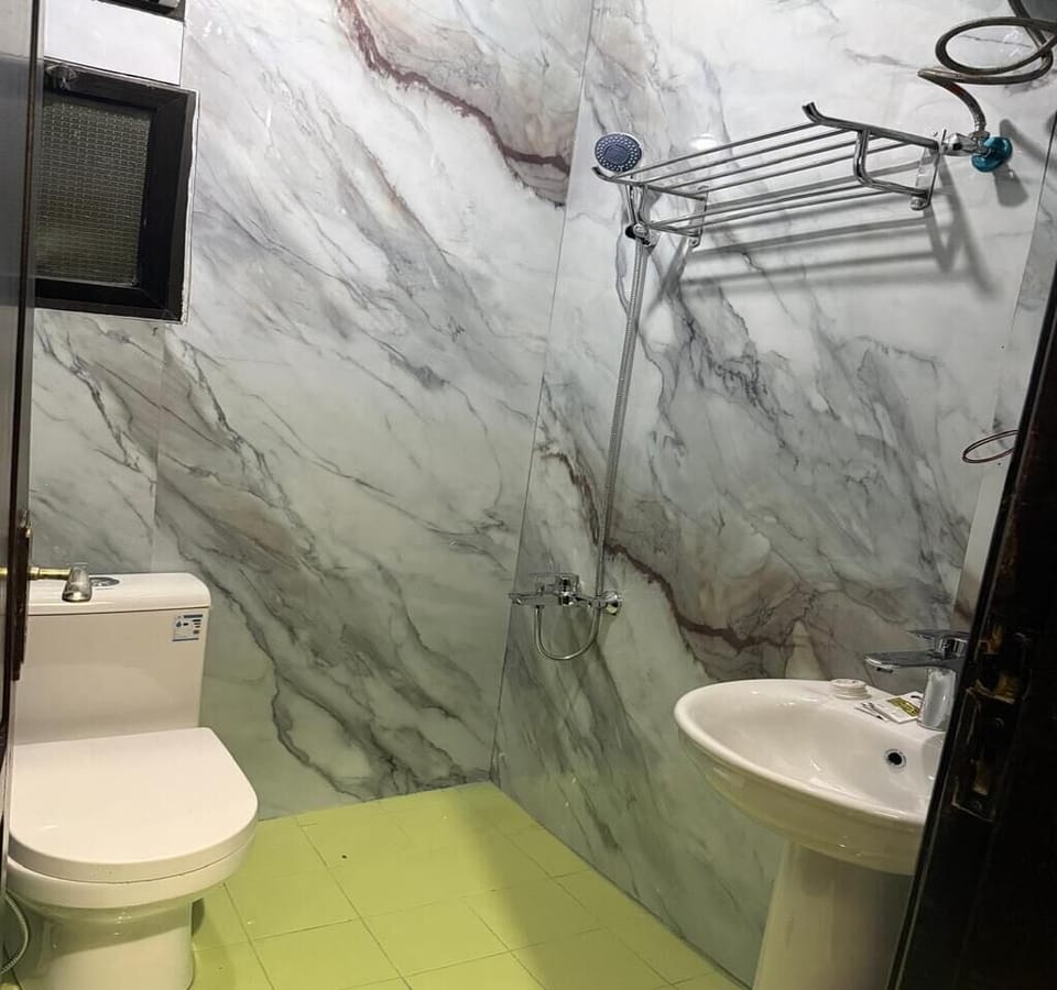 Shower, hair dryer, bidet, soap