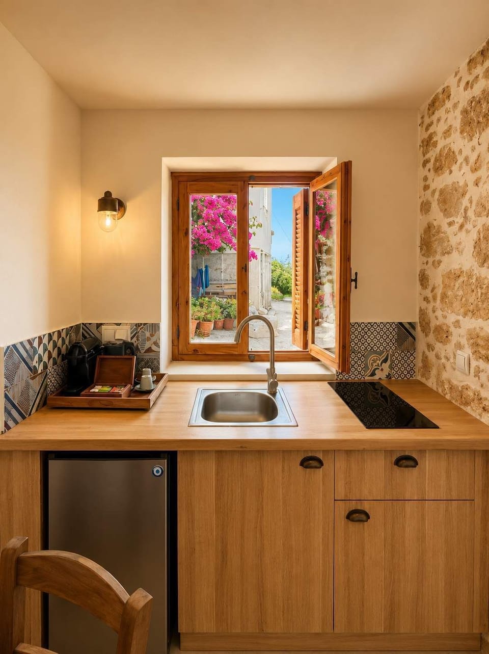 Fully equipped Kitchennette area
