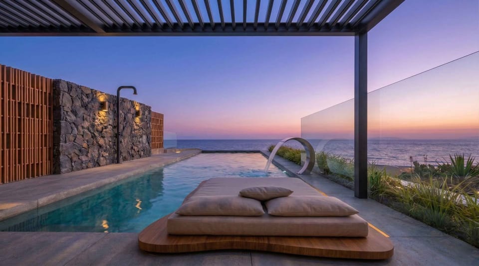 Deluxe Villa, 3 Bedrooms, Private Pool, Sea View | Beach/ocean view