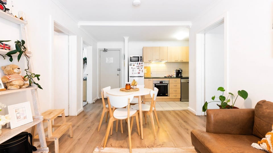 Spacious layout connecting dining, living, and kitchen areas