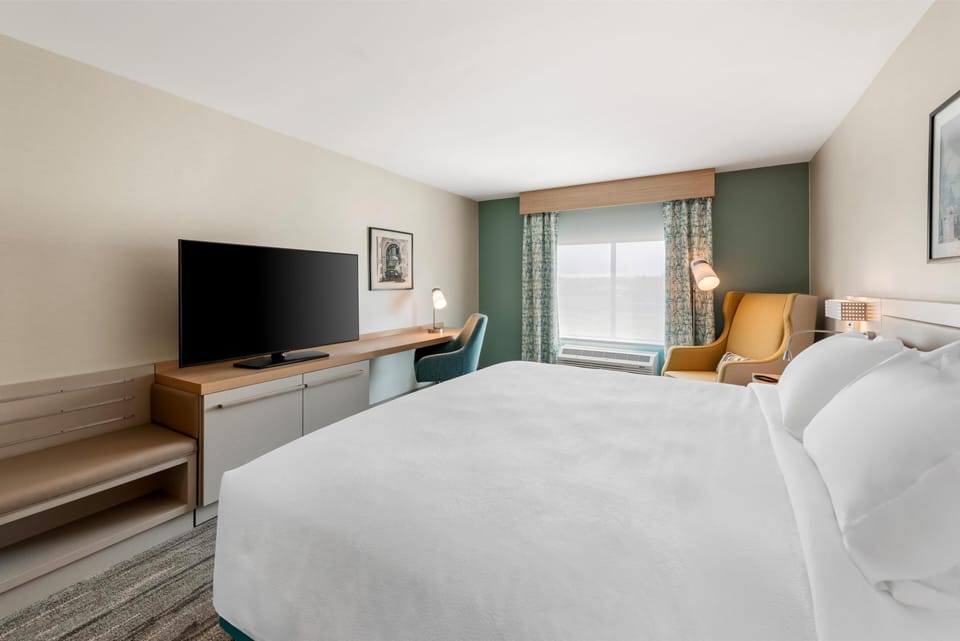 Room, 1 King Bed | Premium bedding, down comforters, pillowtop beds, desk