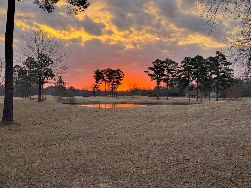 Great sunrises and sunsets