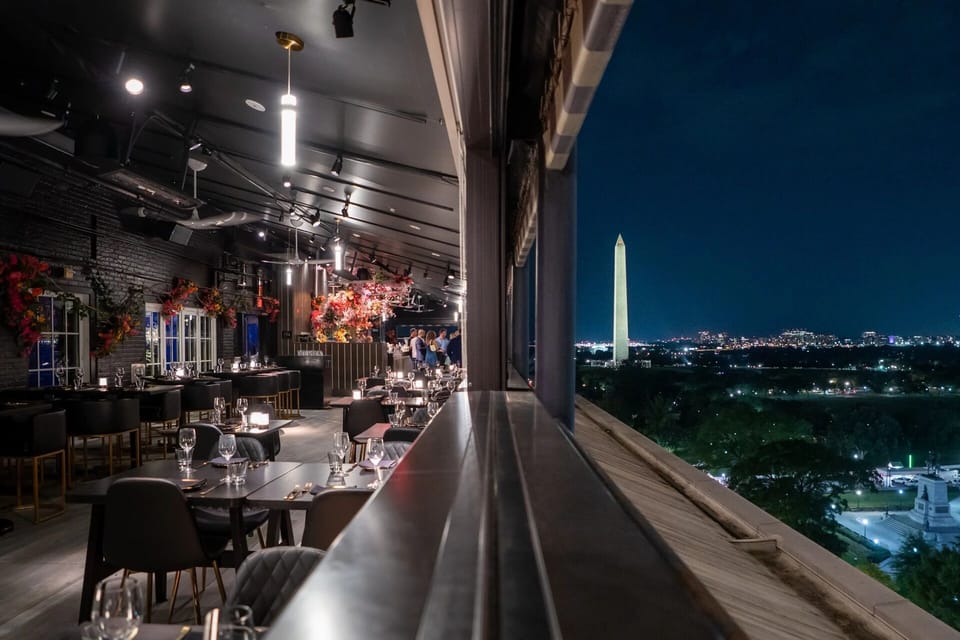 Toast the night with rooftop views of iconic landmarks.