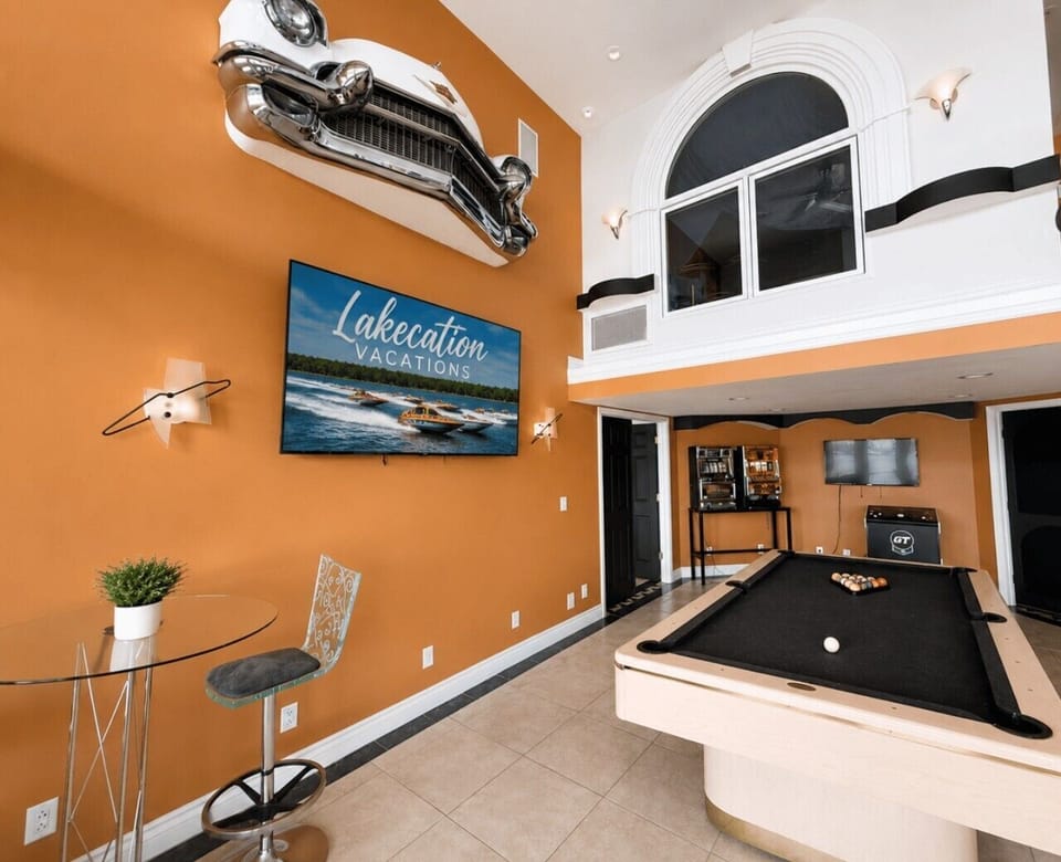 Challenge your group to a friendly game of pool in this spacious entertainment area.