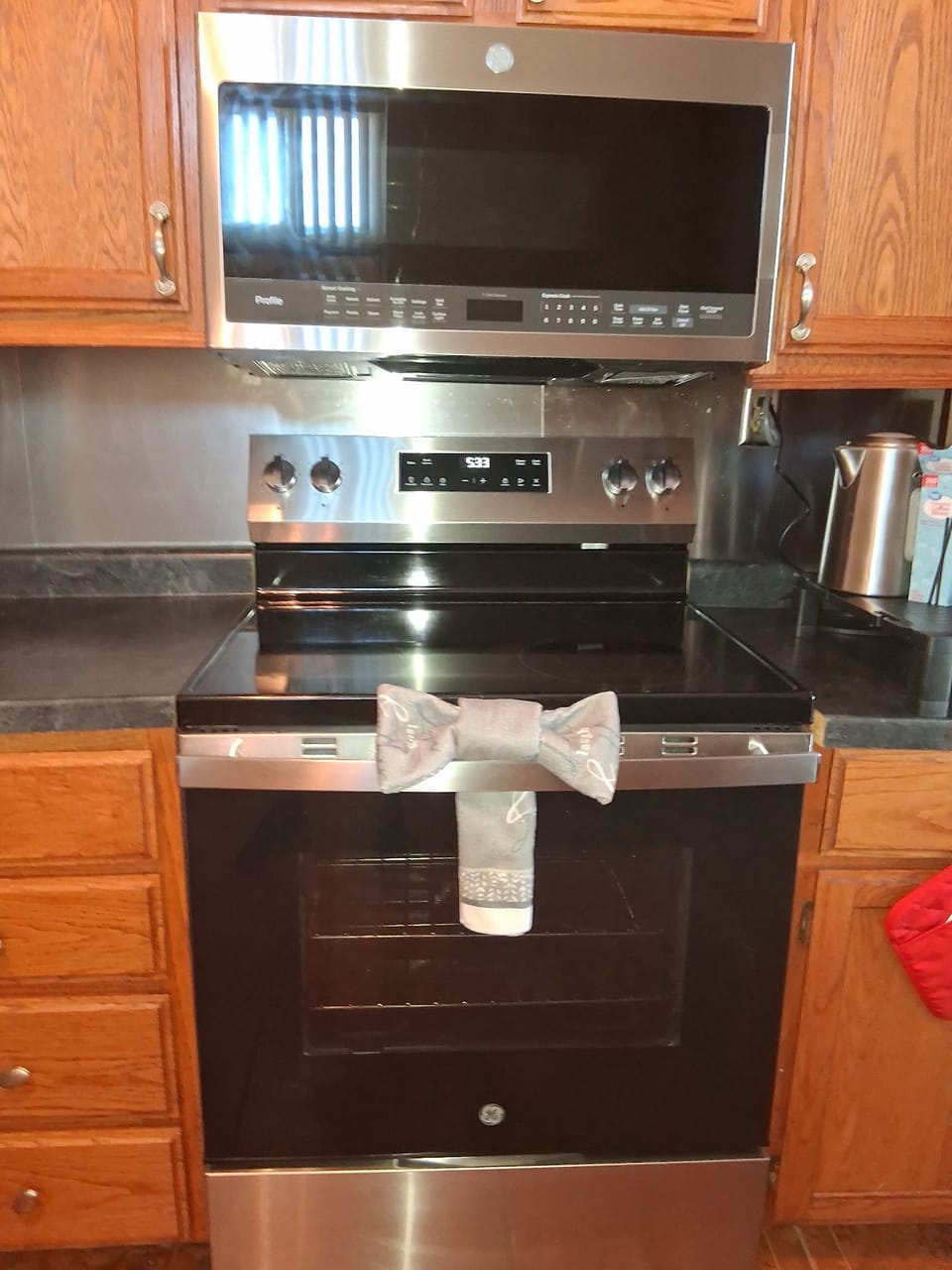 G.E. Profile Kitchen stainless electric range & stove