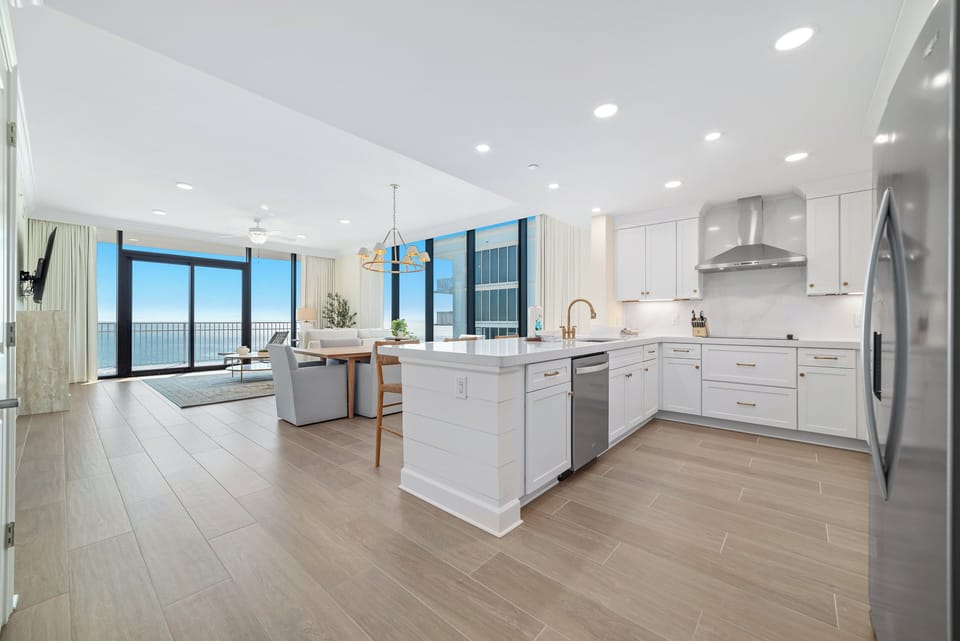 High-end fully equipped kitchen