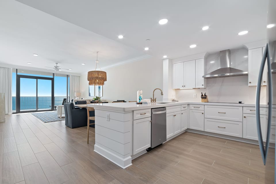 High-end fully equipped kitchen