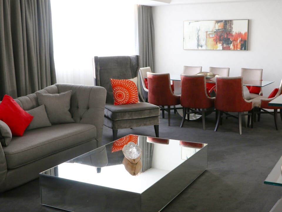 In-room safe, desk, laptop workspace, blackout drapes