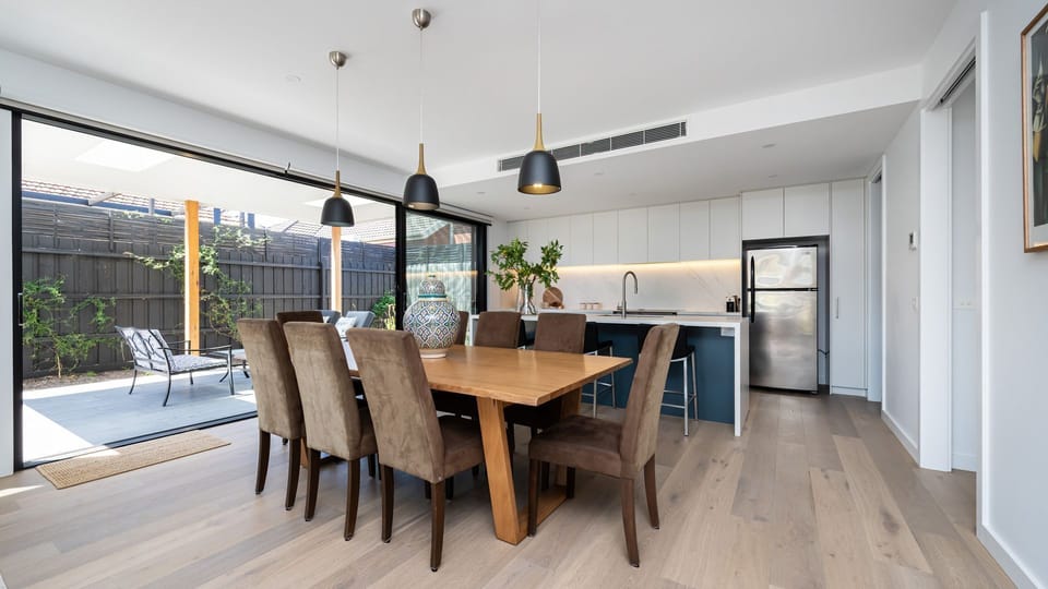 Spacious open plan kitchen