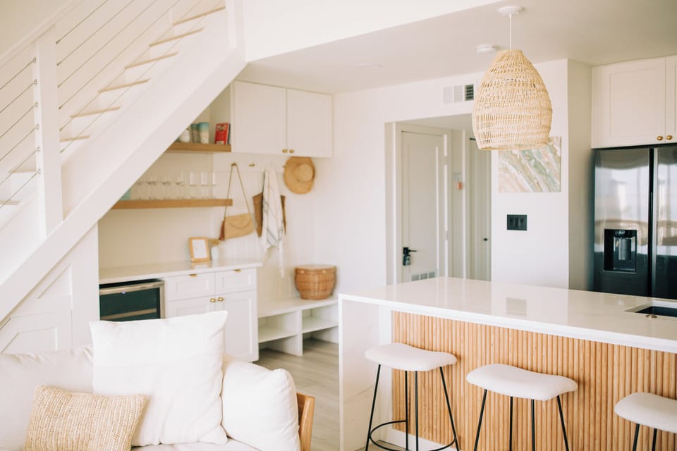 Salt Haus 30A: Open-concept living space.