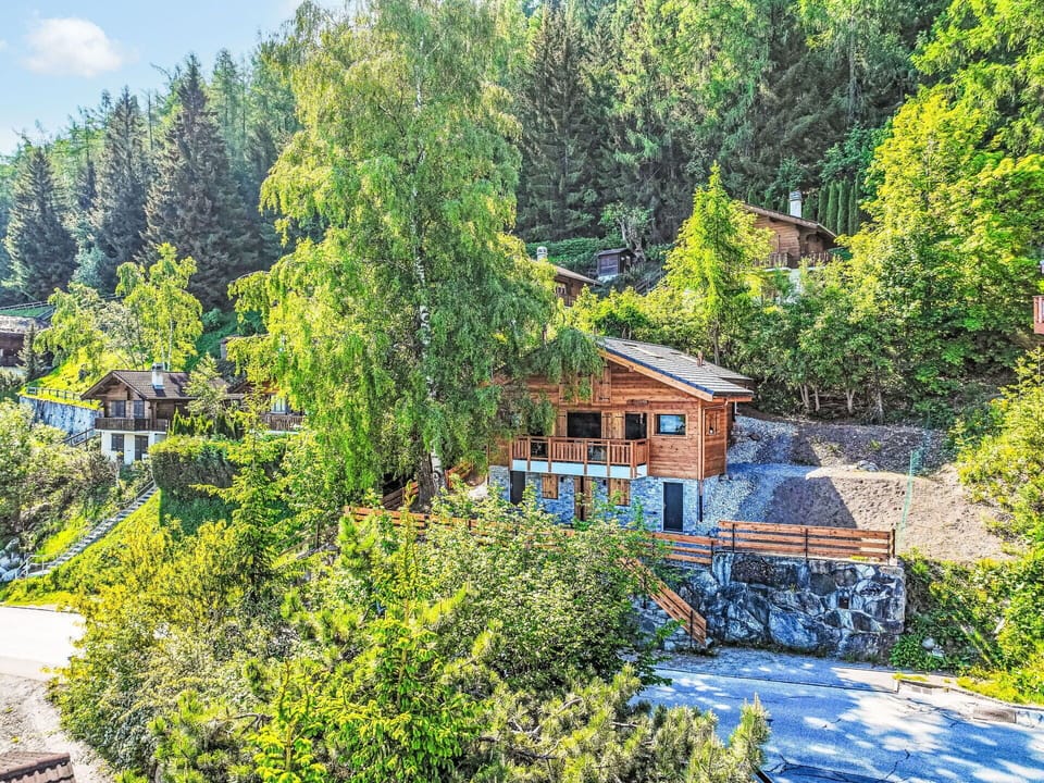 Tree, House, Cottage, Home, Rural Area, Slope, Larch, Village, Log Cabin