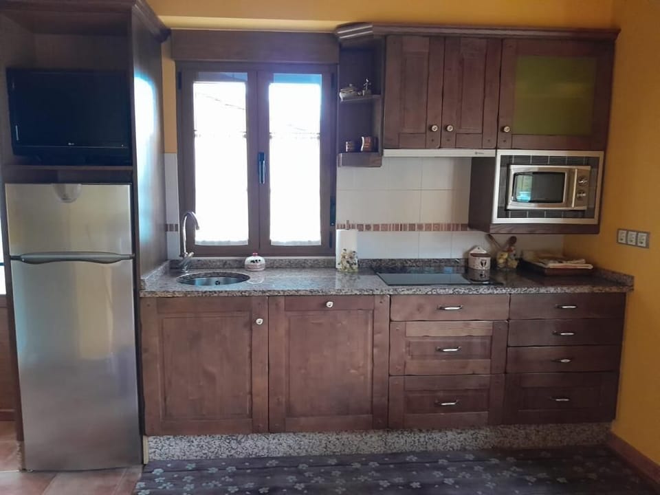 Apartment, Balcony, Garden View | Private kitchen