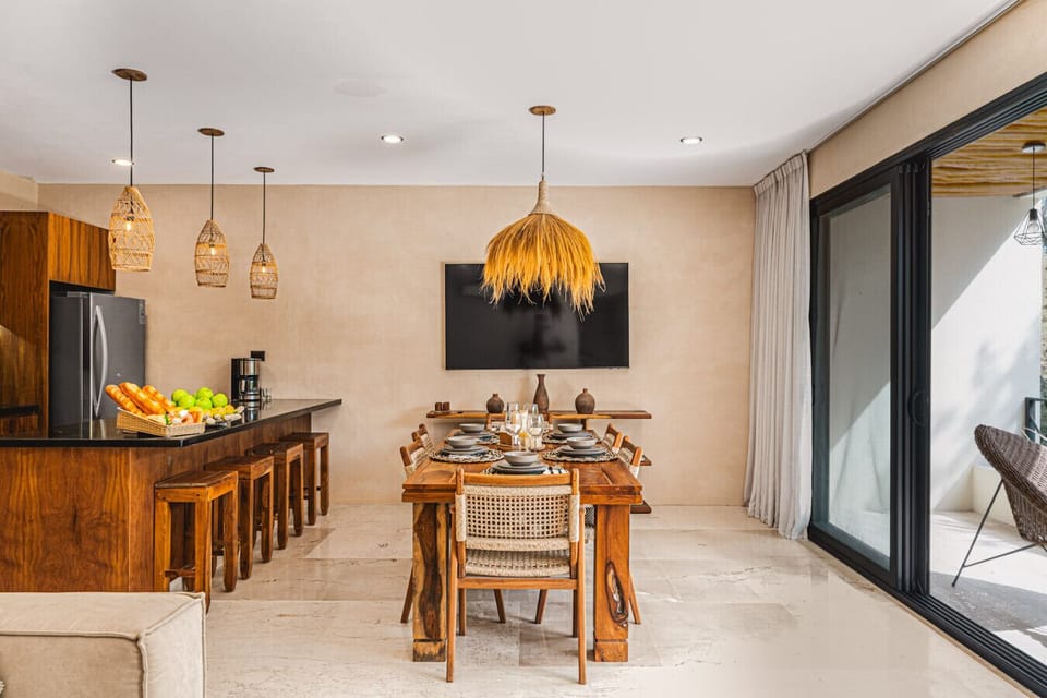 Dining Area with Smart TV