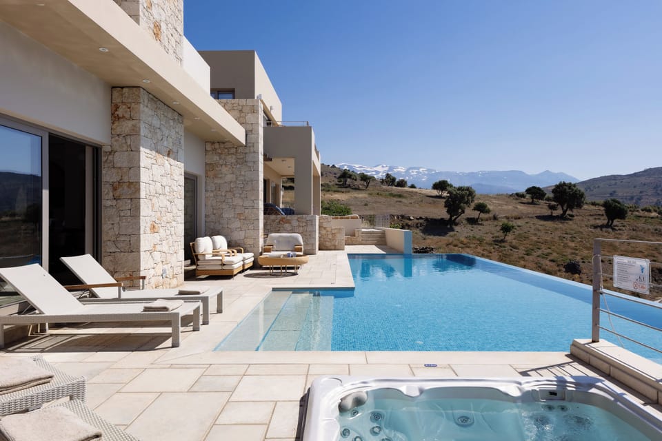 A statement outdoor lounge blending natural textures & shade.