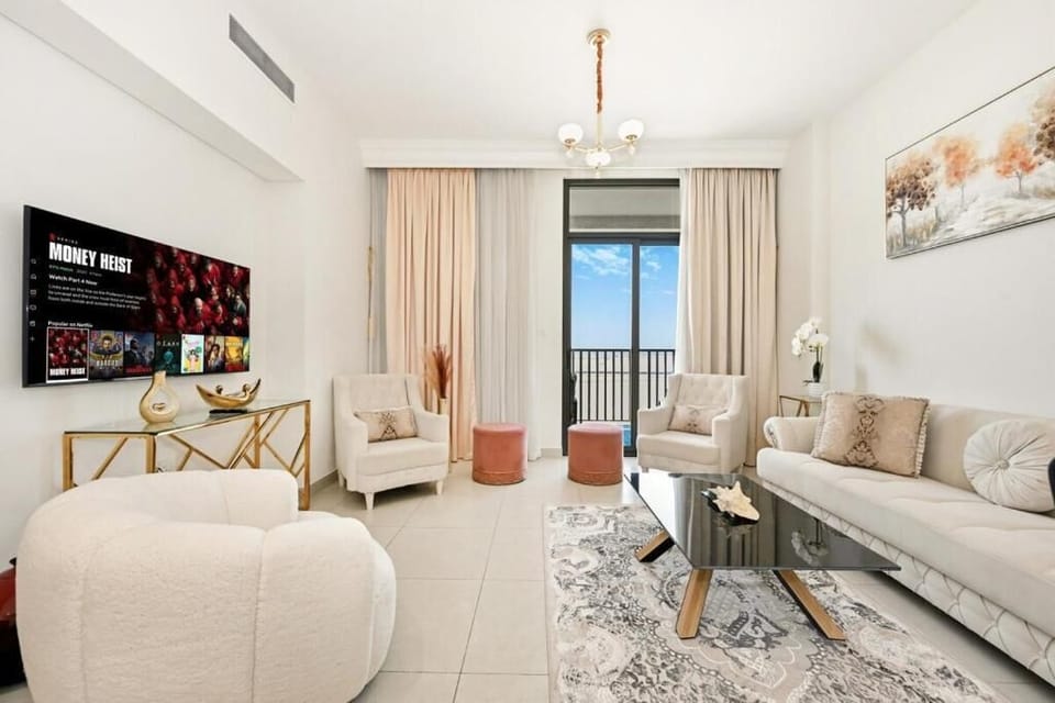 Apartment, Balcony | Living area | Flat-screen TV