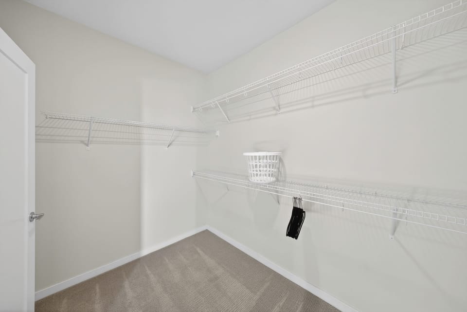 Large walk in closet