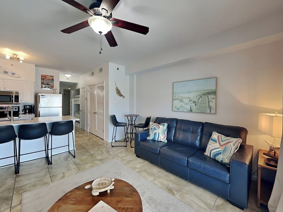 Living Area - Full Sleeper Sofa and Dining Table