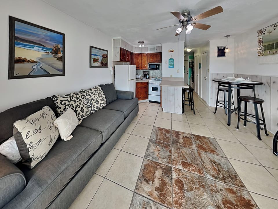 Open Concept Living Room, Kitchen, & Dining Area