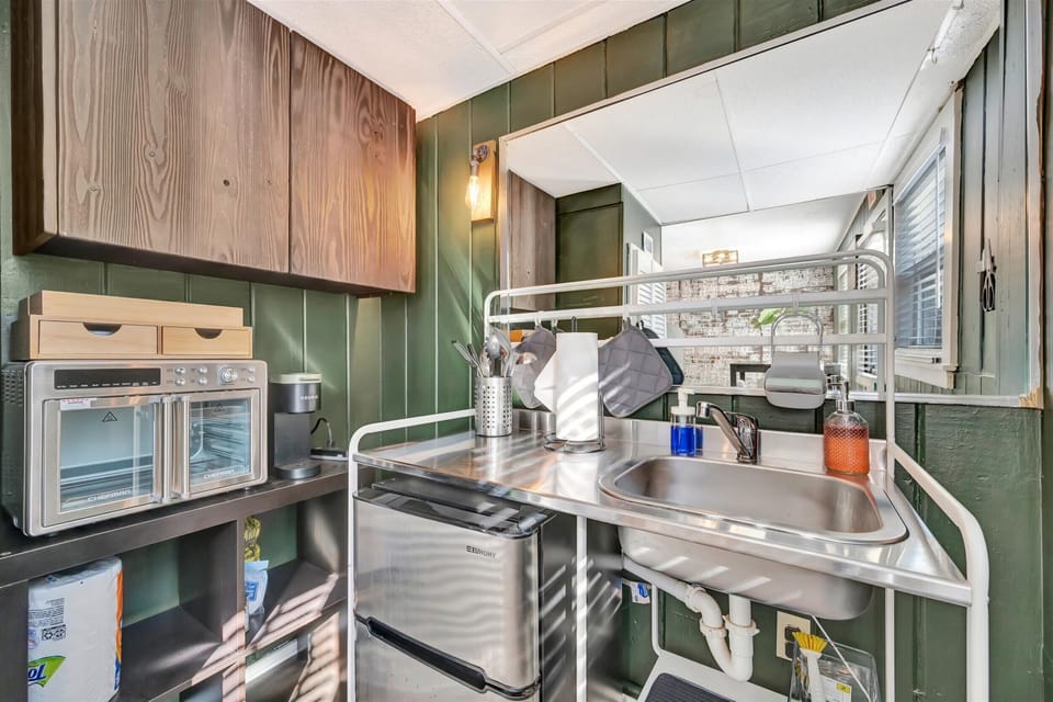 Functional kitchen with cooking essentials