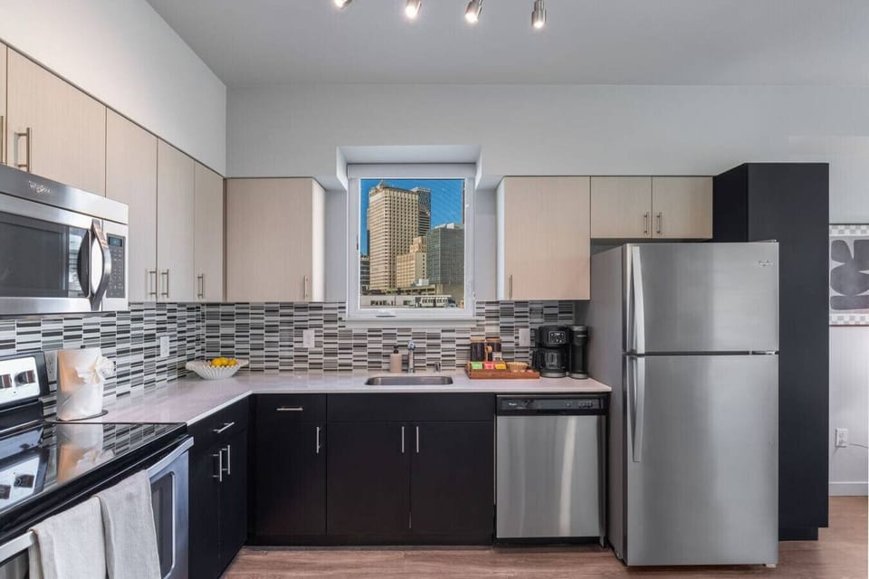 Fully stocked kitchen with all essentials for every meal.