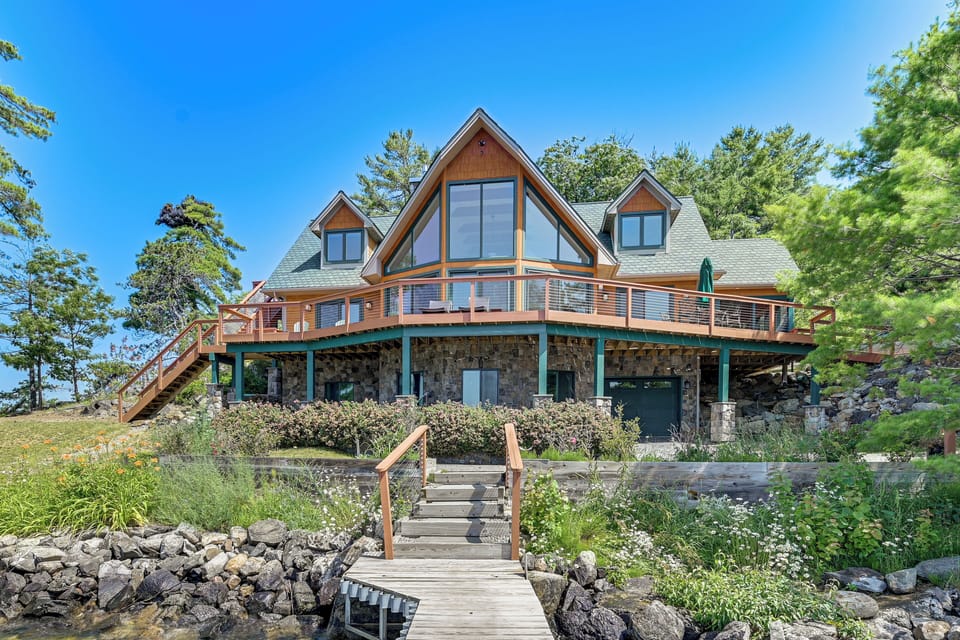 Exterior | 2-Story Home | Lake Views & Access