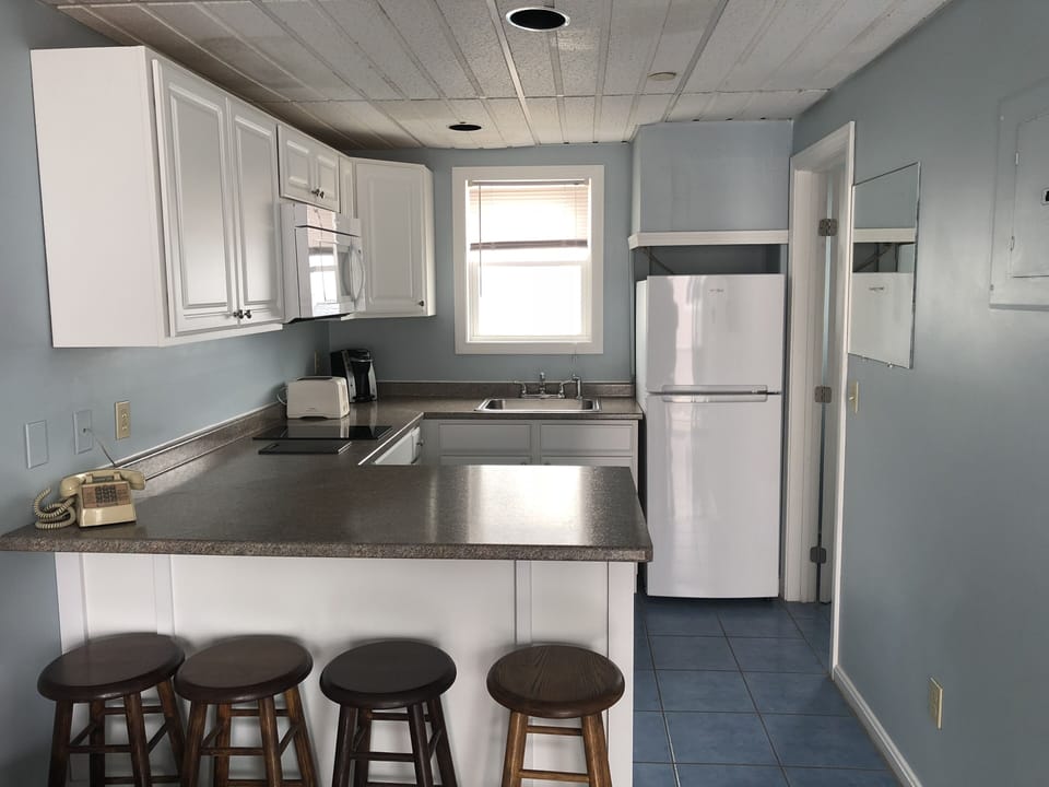 Standard Studio, Multiple Beds, Non Smoking | Private kitchen | Full-size fridge, microwave, stovetop, coffee/tea maker