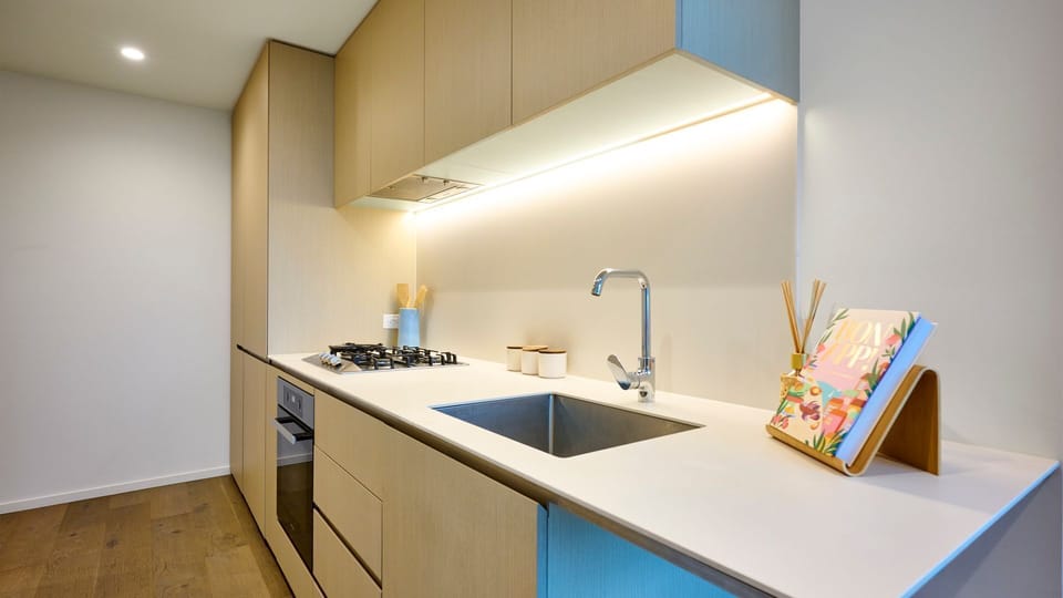 Fully equipped kitchen with ample bench space
