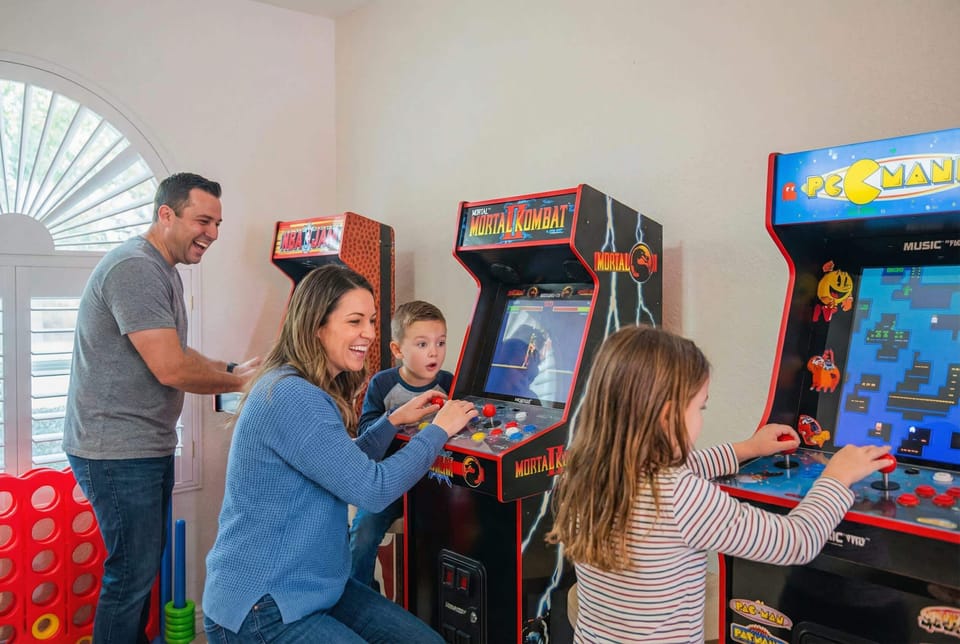 Retro Fun Awaits – Challenge your friends and family to classic arcade action!