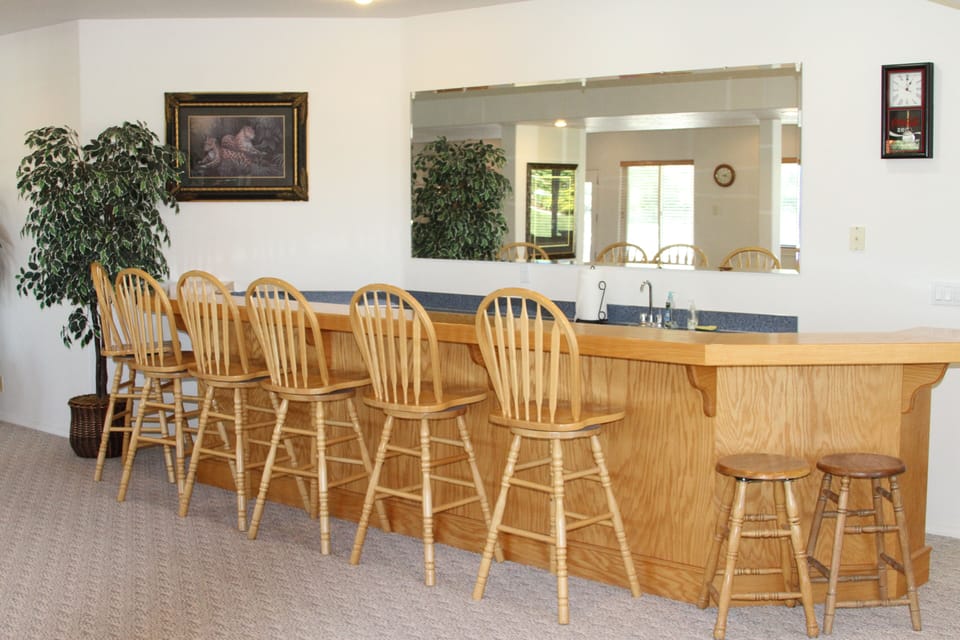 downstairs bar