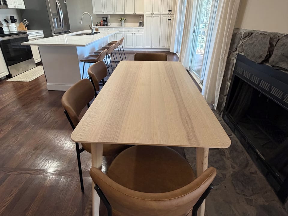 Indoor dining table