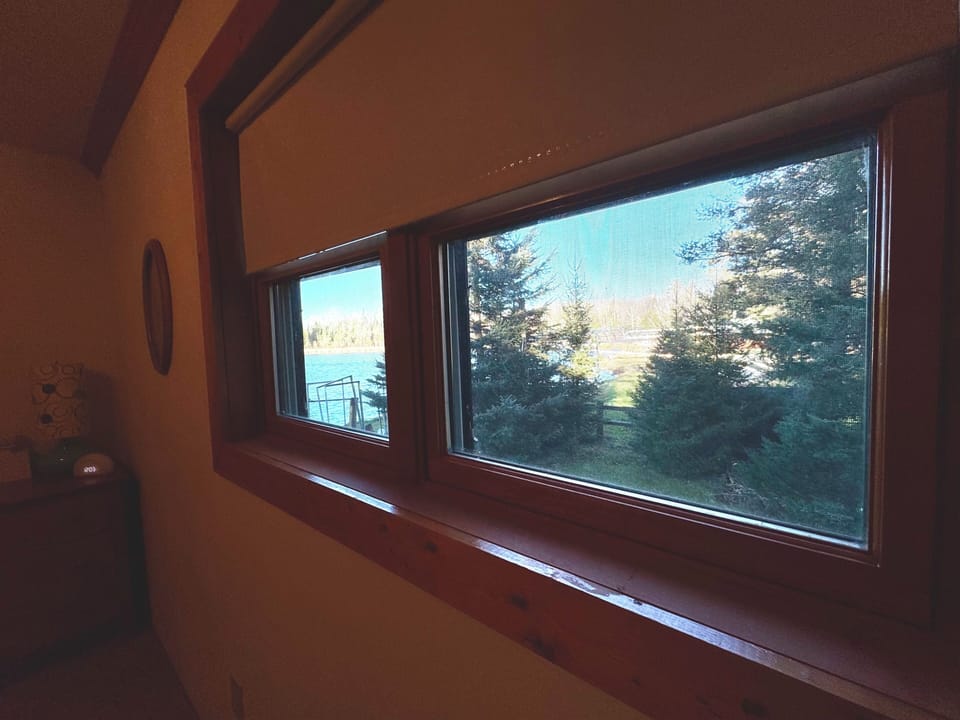 view from the bunk room
