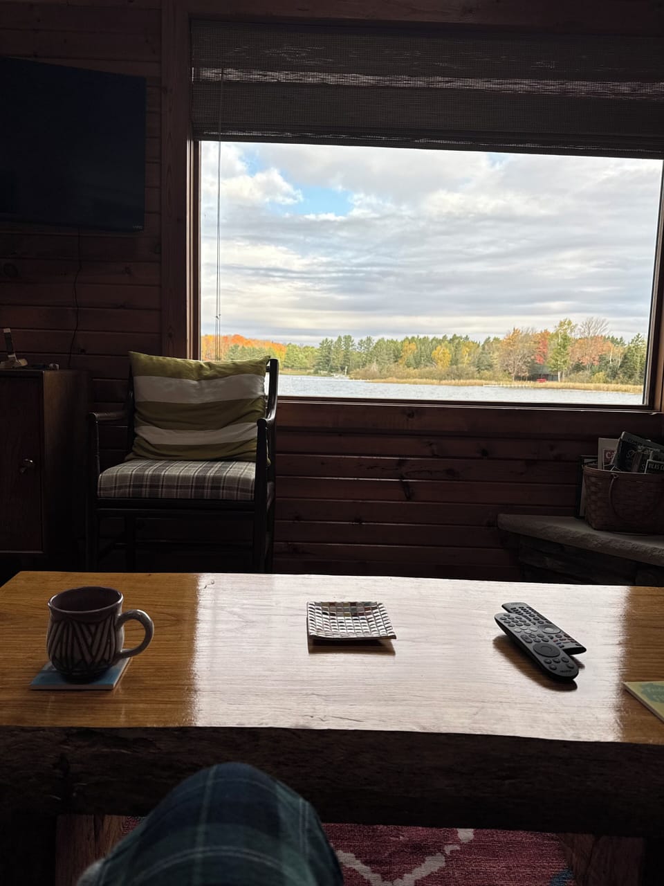 morning coffee on the couch