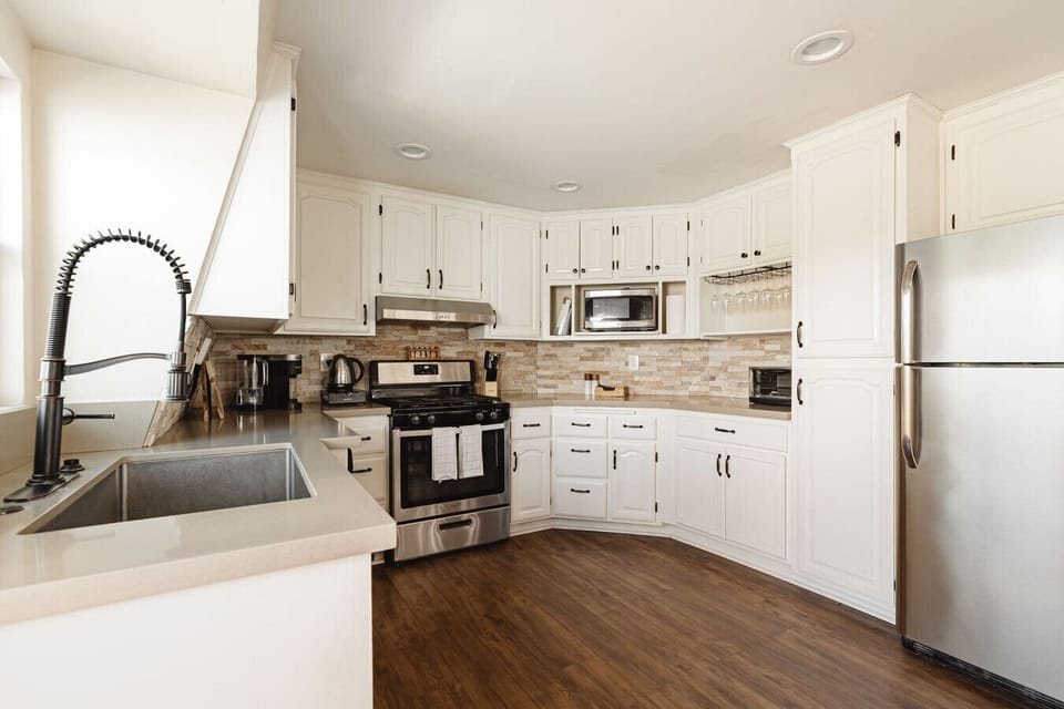 Spacious light filled kitchen