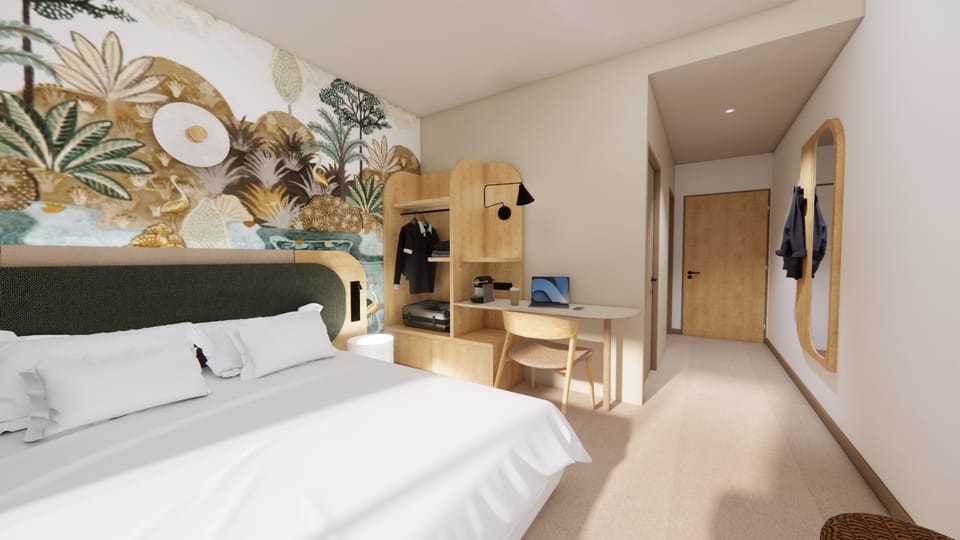 Standard Room, 1 Queen Bed, Balcony | Premium bedding, individually decorated, individually furnished
