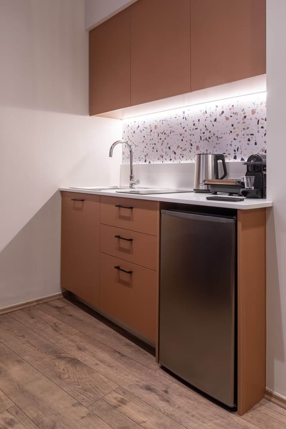 House, 1 Bedroom (Terra) | Private kitchenette | Stovetop, espresso maker, coffee/tea maker, cookware/dishes/utensils