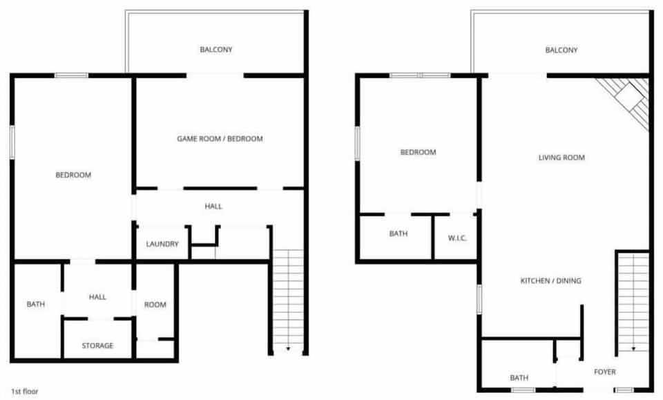 All levels floor plan