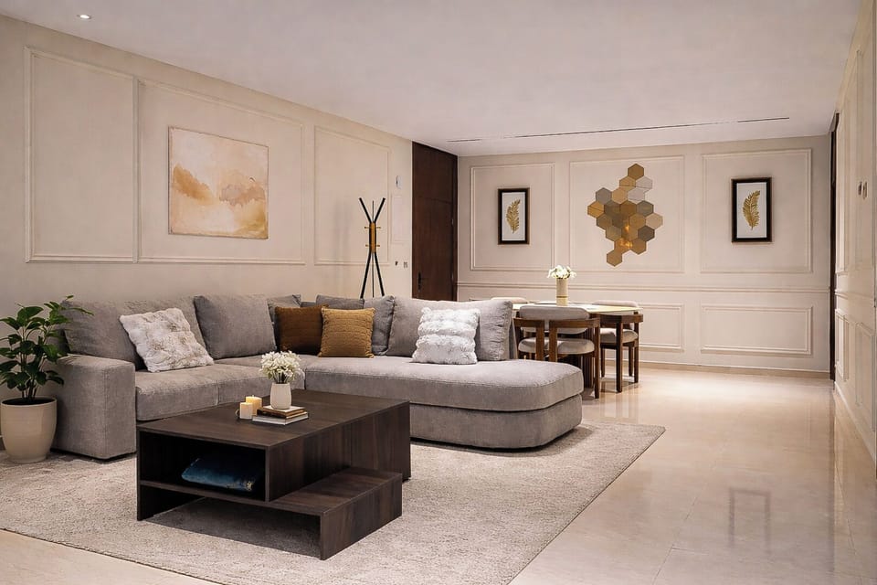 Comfort Apartment | Living area | Flat-screen TV